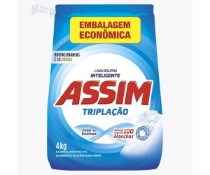 SABÃO EM PÓ ASSIM TRIPLAÇÃO 4KG