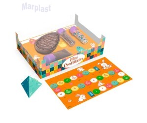 PÁSCOA CAIXA MINI CONFEITEIRO ENCANTO C/5 UNIDADES