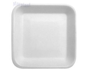 BANDEJA ISOPOR B-1 RASA TRL-01 C/100 UNIDADES