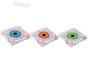 HALLOWEEN GUARDANAPO OLHOS SORTIDOS 33X33CM