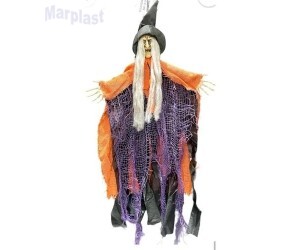 HALLOWEEN ENFEITE BRUXA 50CM