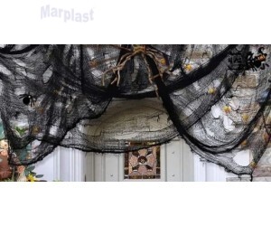 HALLOWEEN KIT TEIA PRETA C/9 MORCEGOS 3MX75CM