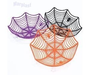 HALLOWEEN PORTA DOCE TEIA DE ARANHA (VELA)