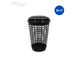 CESTO TELADO 30LTS C/TAMPA- PLASNEW