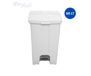 LIXEIRA QUADRADA JNS 60L BR. C/PEDAL P60B/3