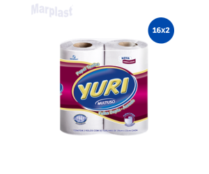 PAPEL TOALHA COZINHA YURI 100FL 16X02