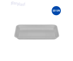 BANDEJA DE ISOPOR . B-2 FUNDA BF-02 C/10 BOM APETITE