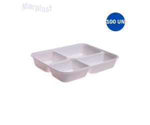 BANDEJA DE ISOPOR - MO100-4 C/100 MEIWA