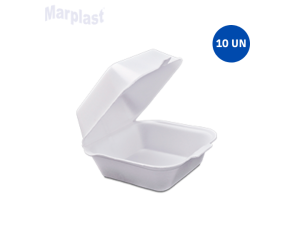 EMBALAGEM PARA LANCHE ISOP. GRANDE TH-03 C/10 TOTALPLAST