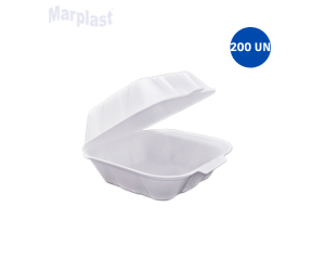 EMBALAGEM PARA LANCHE ISOP. PEQUENA TH-01 C/200 TOTALPLAST