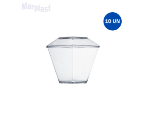 COPO PIC-101 C/ TAMPA 10 UNIDADES PLASTILANIA