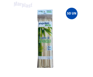ESPETO DE BAMBU 25CM - INOVEN - PACOTE