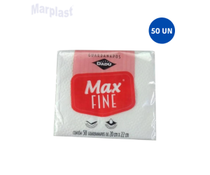 GUARDANAPO MAX FINE 20X22 C/50 UN