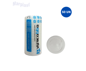 TAMPA COPO 440/550ML C/ FURO COM 50 UNIDADES  ALTACOPPO 