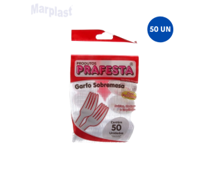 GARFO SOBREMESA CRISTAL C/50 UNIDADES PRAFESTA - 9950