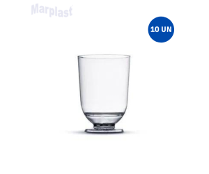 TAÇA PLÁSTICA PIT-030 C/10 UNIDADES  PLASTILANIA