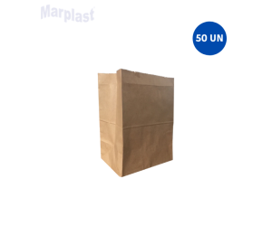 SACO KRAFT LISO SOS C/50 19X12X26 M @ PLUMA