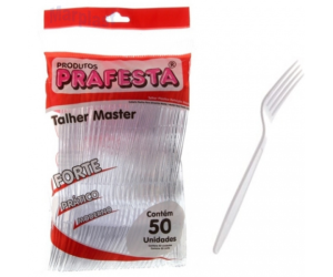 GARFO MASTER BRANCO C/50 PRAFESTA 8877