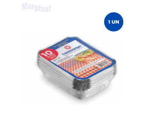 BANDEJA DE ALUMINIO THERMO 230ML C/10