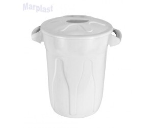 LIXEIRA PLASTICA. 20L C/TP BRANCA CR20B JSN