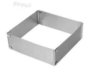 ARO INOX QUADRADO AJUSTAVEL CONFEITUDO