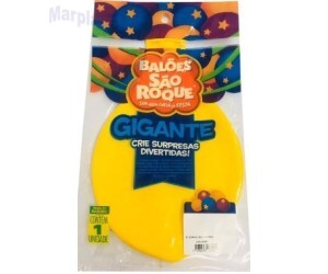 BALAO SAO ROQUE GIGANTE - TAMANHO 25 - AMARELO CITRINO