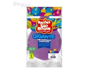 BALÃO SÃO ROQUE GIGANTE - TAMANHO 25 -  LILÁS