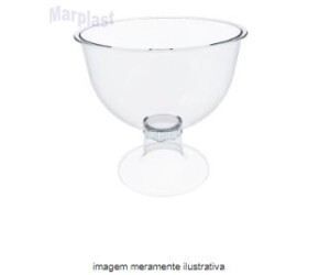 BALEIRO BOMBONIERE MEDIO 1,6L - TRANSPARENTE - TASIL