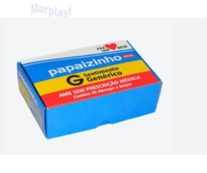 CAIXA BOMBOM 06 DOCES PAPAIZINHO 10UNIDADES IDEIA