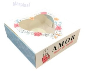 CAIXA GAVETA C/VISOR 12X12X4CM 