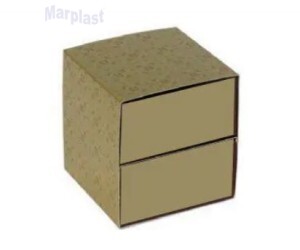 CAIXA GAVETA DUPLA 8 DOCES CORES 10UN IDEIA