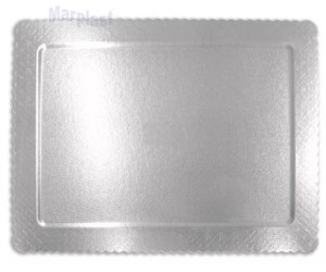 CAKE BOARD RET 40X30 PRATA ULTRAFEST 3364