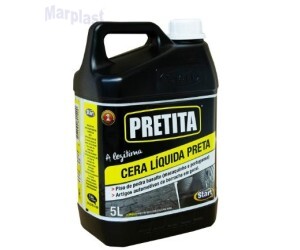 CERA LIQUIDA PRETITA GALÃO 5 LITROS