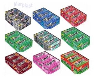 CHICLETE TRIDENT SABORES DISPLAY