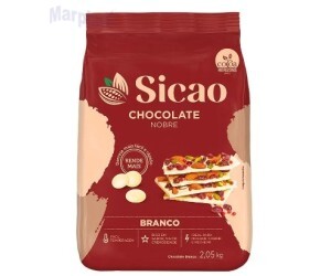 CHOCOLATE NOBRE/GOLD BRANCO GOTAS 2KG SICAO
