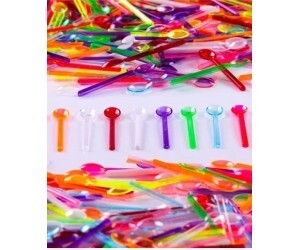 COLHERZINHA PRATA SOLIDA - C/100 UNIDADES