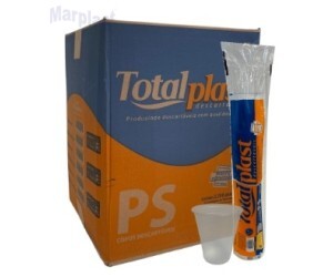 COPO 180ML TRANSPARENTE C/2500 UNIDADES - TOTALPLAST