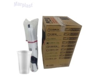 COPO300ML TRANSPARENTE LISO C/2.000UNIDADES - COPAZA