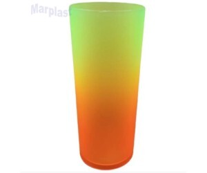 COPO PARA DRINK DEGR. LAR/AMARELO NEON