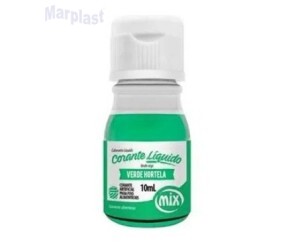 CORANTE LÍQUIDO VERDE HORTELÃ 10ML MIX