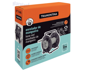 ENROLADOR P/ MANGUEIRA ATÉ 60 MT  - TRAMONTINA