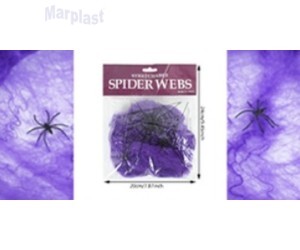 HALLOWEEN TEIA ARANHA LILÁS