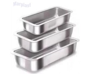 FORMA PAO DE FORMA 9CM S/ TAMPA 22X10X9 - ALUMINIO RAFISA