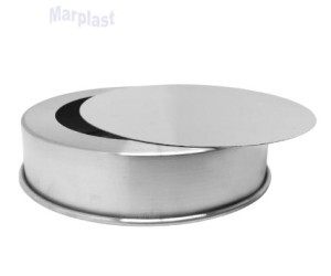 FORMA REDONDA FUNDO FALSO 20X5 ALUMINIO - RAFISA