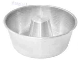 FORMA TORTA SUÍÇA - PUDIM 20X8 ALUMINIO - RAFISA