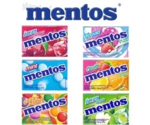 BALA MENTOS SABORES C/ 9 UNDS.