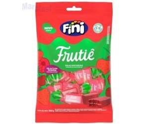 BALAS FRUTTIE FRUTAS VERMELHA 200G FINI