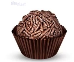 FORMINHA DE PAPEL Nº6 MARROM DAFESTA