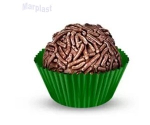 FORMINHA DE PAPEL Nº6  VERDE FOLHA DAFESTA