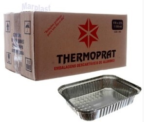 BANDEJA DE ALUMINO THERMOPRAT 1150ML C/100